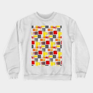 Abstract Layers Crewneck Sweatshirt